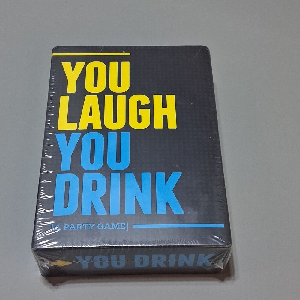 You Laugh You Drink A Party Game by DSS Games Adult Drinking Card Game New